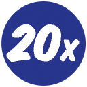 20x