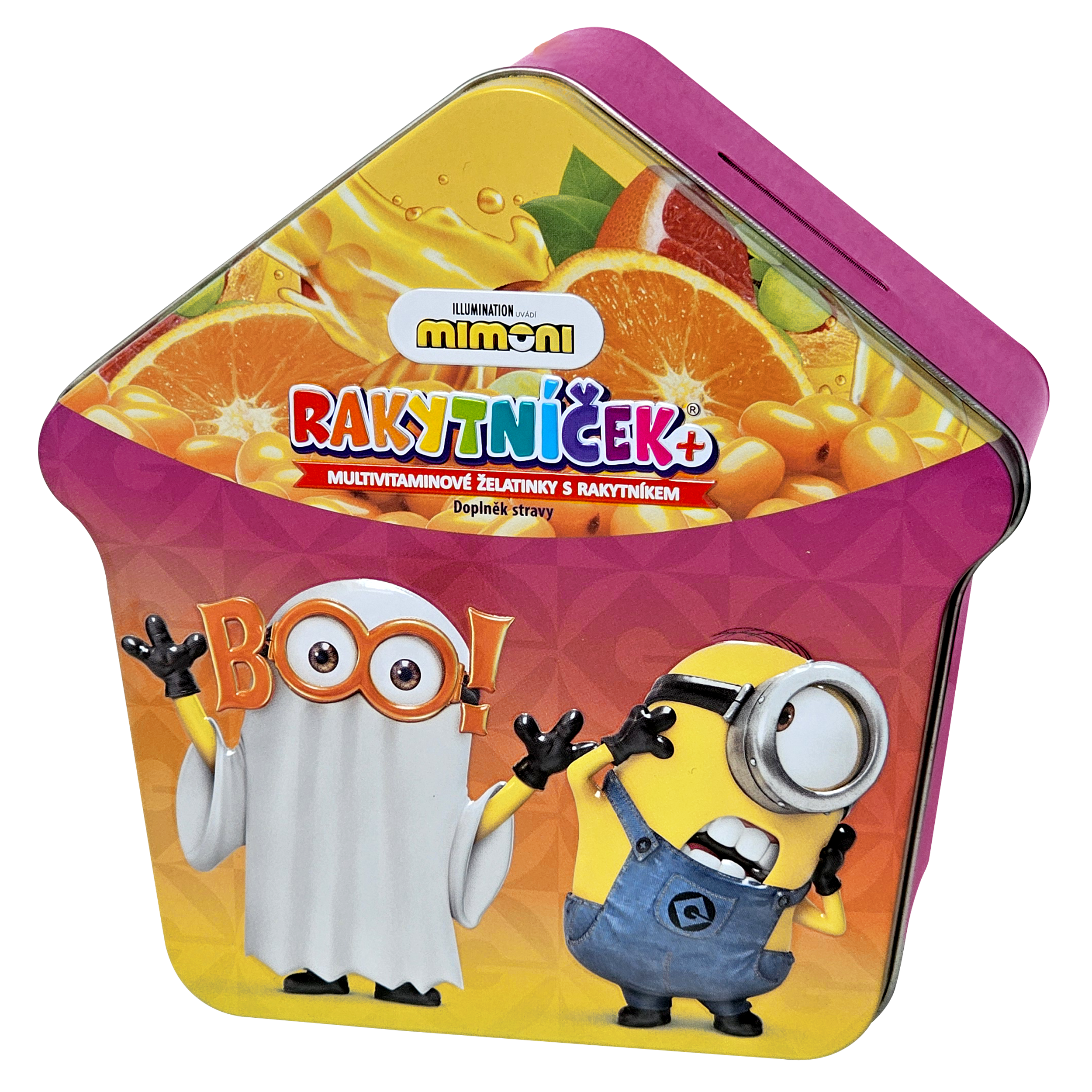 RAKYTNÍČEK+ želatínky - Halloween domček Mimoni